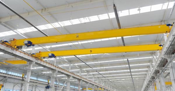 Energy Efficient Single Girder Overhead Crane Europe Style With Remote Control