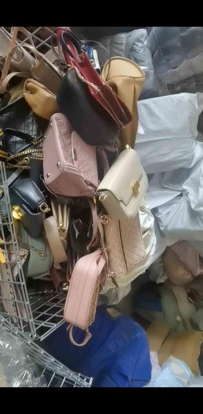 Vintage Chain 2nd Hand Bags Used Ladies Chain Pouches With Adjustable Strap
