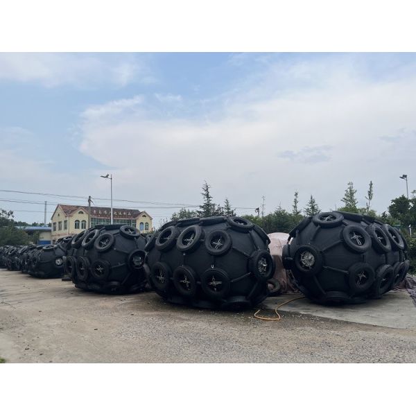 Yokohama Naturail резиновый фендер с резиновым SS черный / серый