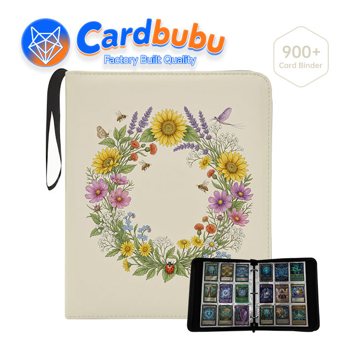 Custom 900 Pocket Card Binder Manufacturer for TCG Game Cards Bulk Orders MTG