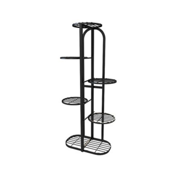 4 Tier Plant Stand Flower Pot Rack , Wrought Iron Corridor Plant Rack