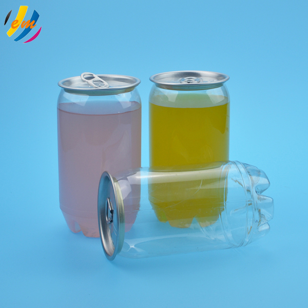 Transparent 350ml 57mm Diameter Beverage Plastic Bottle