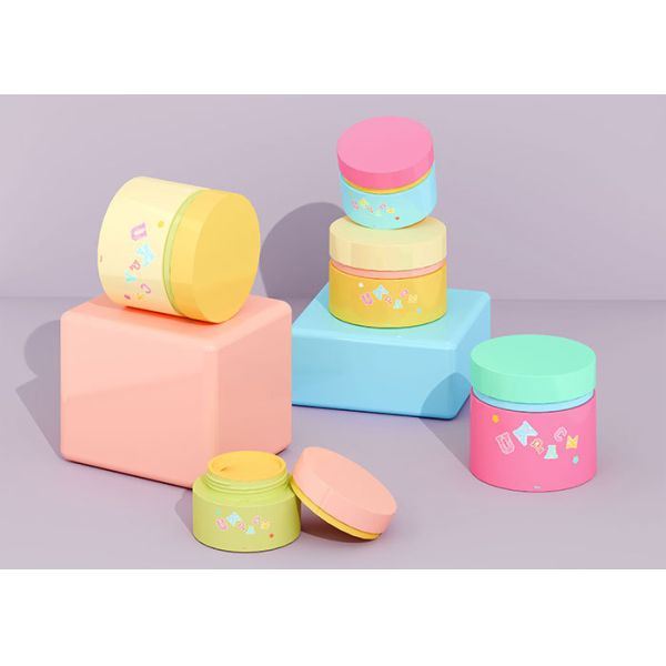 50g 100g 200g PP Cream Jar with Spoon - Wide Mouth Container for Cosmetics, DIY Skincare Packaging