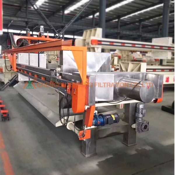SS304 316 Stainless Steel Wastewater Filter Press High Automation CE Approved