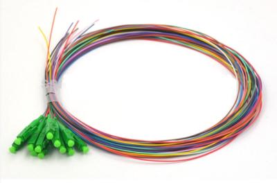 12 Cores LC APC Pigtail OS2 Single Mode PVC LSZH 0.9mm
