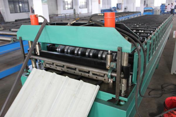 Color Steel Roof Panel Roll Forming Machine With 12-18 Forming Stations
