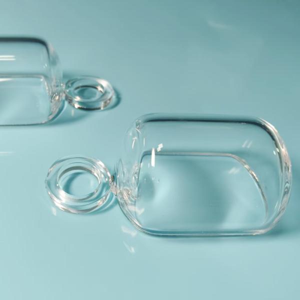 High Purity Fused Silica Quartz Boat Custom Glass Parts Integral Forming For Semiconductor Annealing Tray