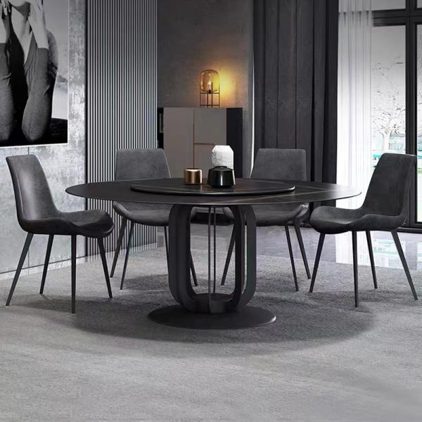 Vintage Recycled Ceramic Marble Top Furniture Living Room Round Dining Table