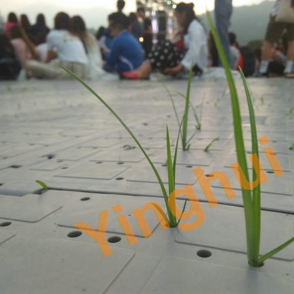 Outdoor Deck Floor Covering Plastic Grass Turf protection Event Flooring