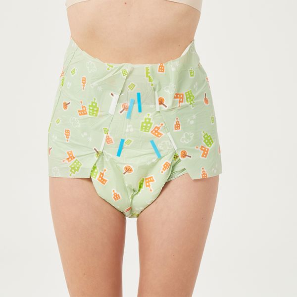 3D Предотвращение утечек Канал высокопоглощающий антилик взрослый размер L одноразовый детский подгузник