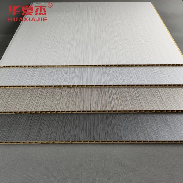New Design WPC laminated 600mm X 9mm Wall Panel Durable For Wall Decoration