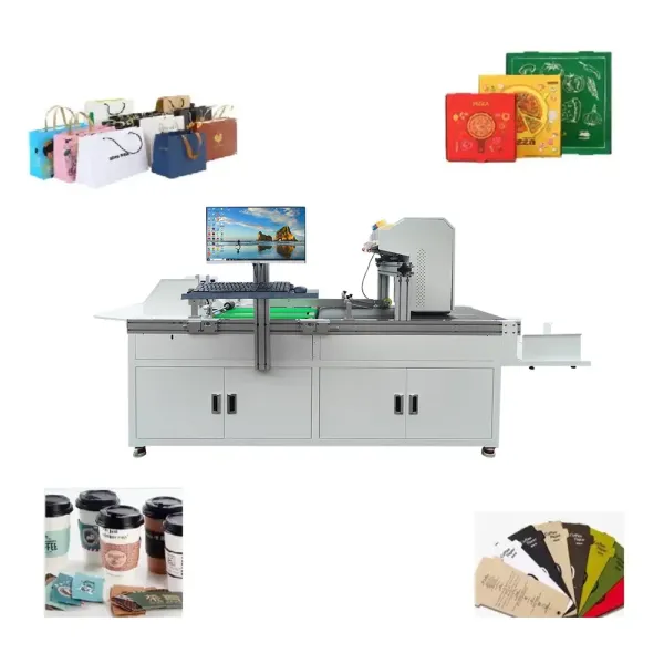 Automation Single Pass Inject Printer for Carton Box Cardboard Paper Bag Cup