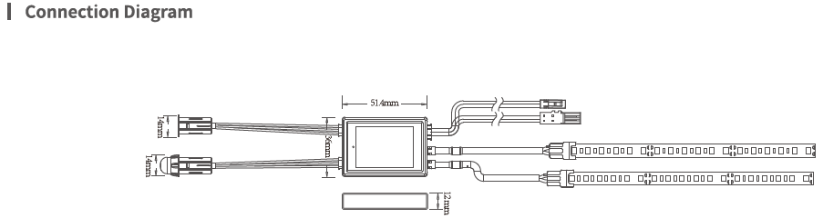 Letaron 12mm PIR/Hand Wave/Touch/Door Wired Sensor Switch Central/Sub Control Switch