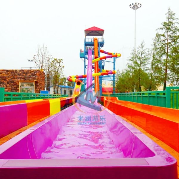 Commercial Use Big Trumpet Water Slide Abundant Color For Adult Teenager