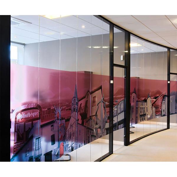 Salle de réunion cadre en aluminium vitré unique mur de séparation robuste durable