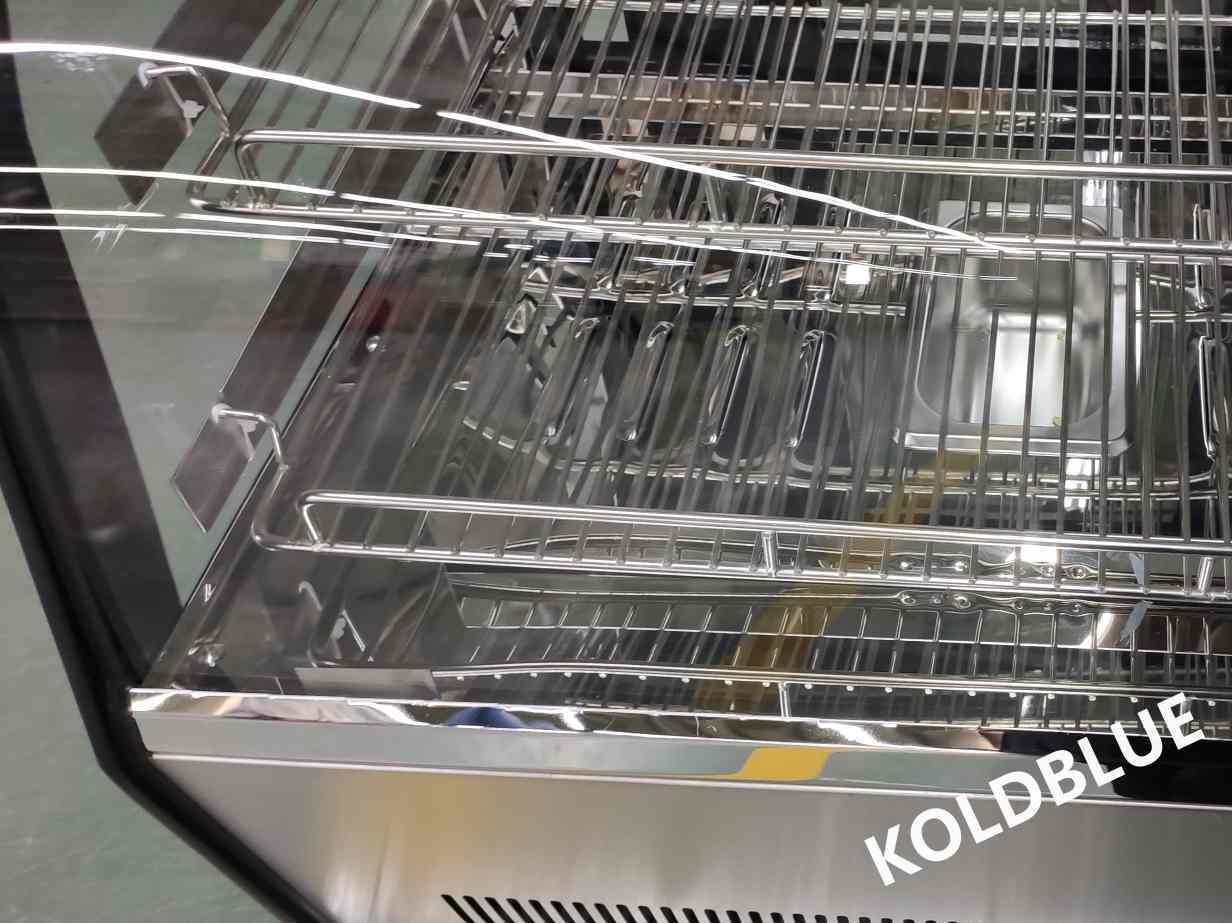 1200mm Wide Counter‑Top Flat‑Front Cake Chiller Large‑View Bar Dessert Showcase