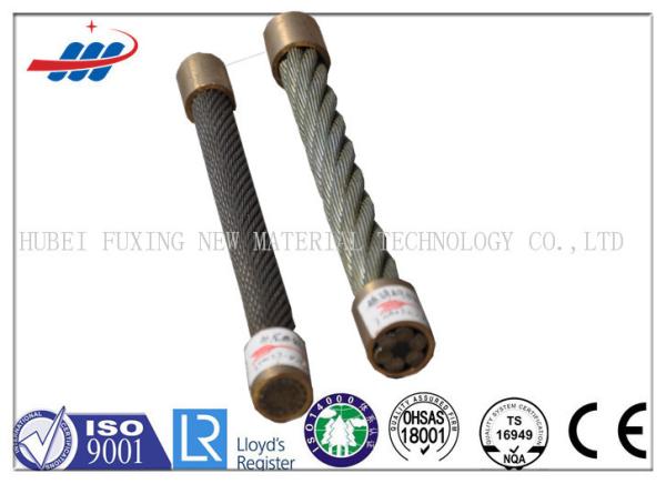 1570-1960MPA Binding Wire Rope 6x12+7FC For Hoist / Loading , CE OHSAS Listed