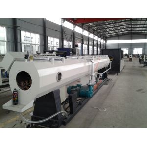 Двойной винтовой пластиковый экструдер мощностью 75 кВт для труб и профилей PP / PE / ABS