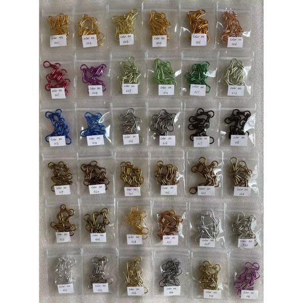 1.5mm Wire diameter Drak Gray Color Aluminum Chain Metal Curtains for Office decoration use