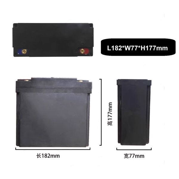 Longue durée de vie  Batterie Lifepo4 12V 24Ah pour équipements de surveillance de sécurité, jouets pour enfants, outils électriques