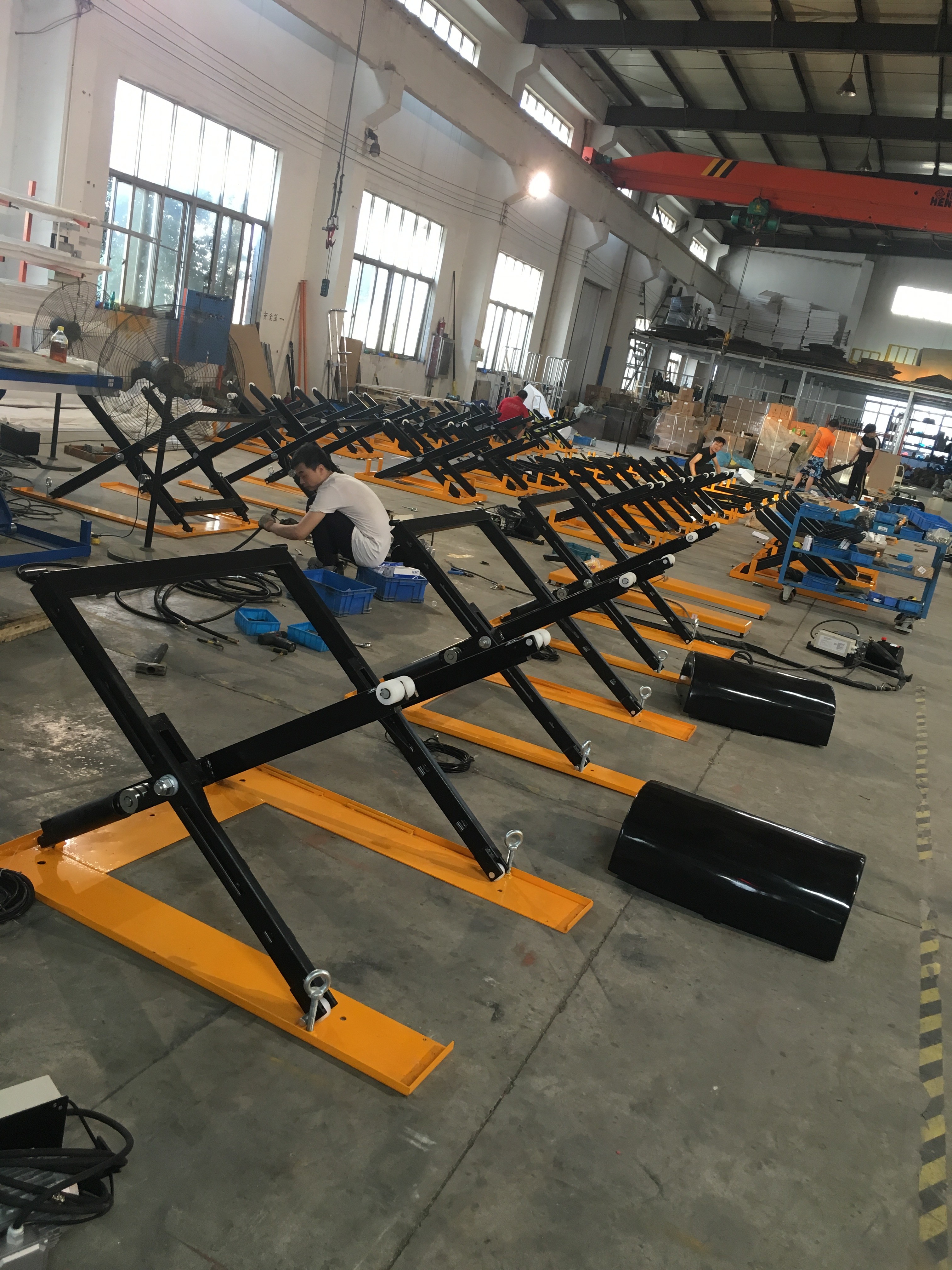 Гидравлический Scissor автоматическая таблица подъема паллета с пандусом 1600x1140mm