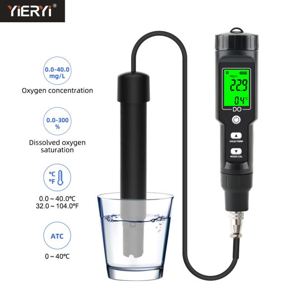 Aquaculture 30.0mg/L Waterproof Dissolved Oxygen Meter