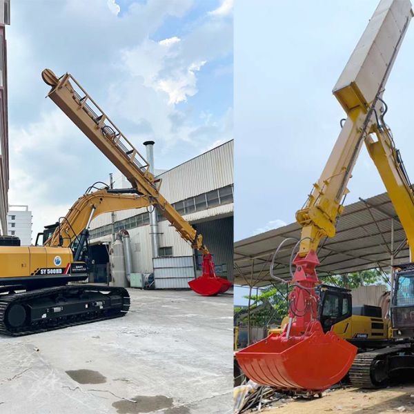 Custom Excavator Telescopic Arm | Boom Extension Kit