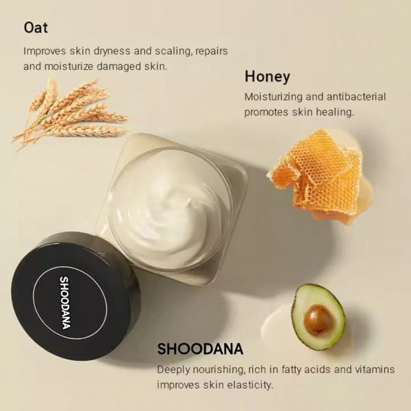 Organic Oatmeal & Honey Whipped Body Butter Ultra Hydrating Moisturizing Lotion for Smooth Skin