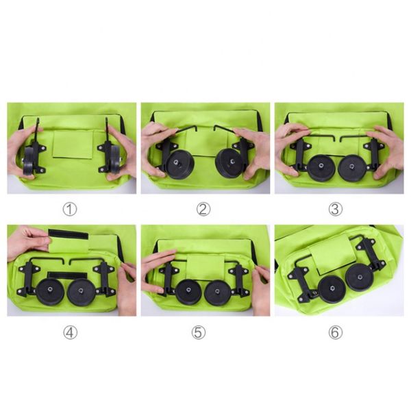 Folding Shopping Bags Trolleys Cart The Perfect Combination of Style and Functionality