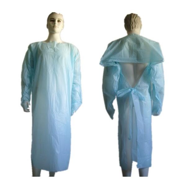 Polypropylene Poly Coated Isolation Ppe Cloth Gowns Disposable For Sale Near Me