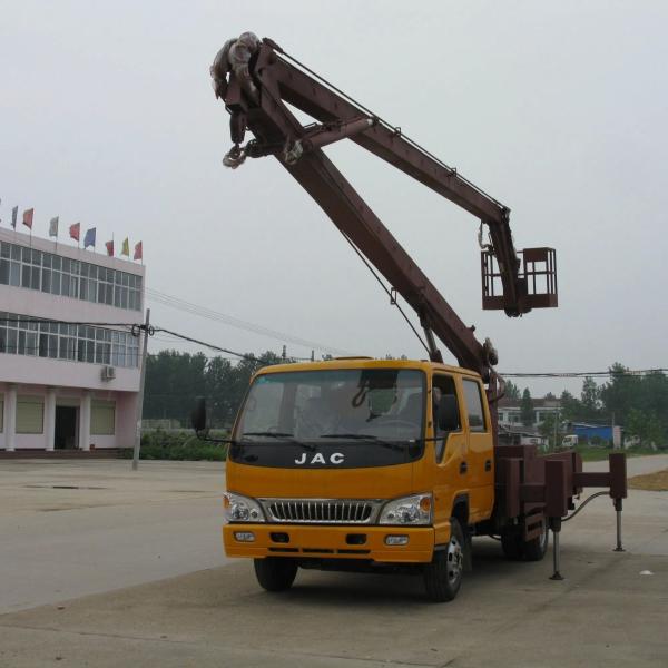 18m 20m 22m Pick Up Truck Articulated Boom Lift High Altitude Aerial Work Platform Truck
