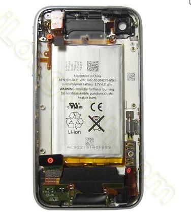 Replacement Parts Back Cover Housing Assembly Replacement for IPhone 3GS