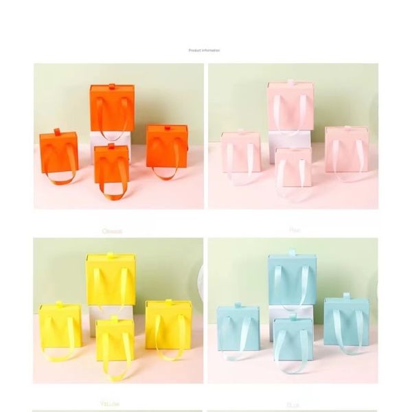 Украшения логотипа фольги серебра золота бумажные упаковывая сползающ коробку 9x9x3.4cm ящика 8x8x3.2cm