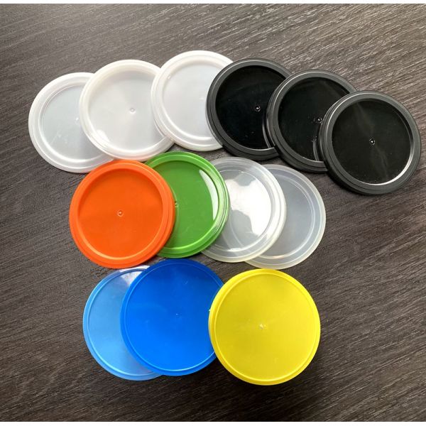 PP Plastic Lid For Dog Food Can / Size 211 Plastic Lids For Dog Food Tins