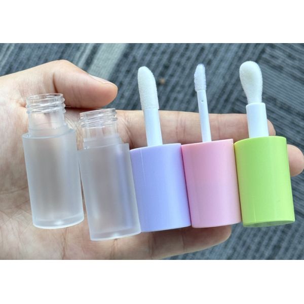 Pink Yellow Clear Blue 4ml Lovely Lip Gloss Tube with Lip Oil Container