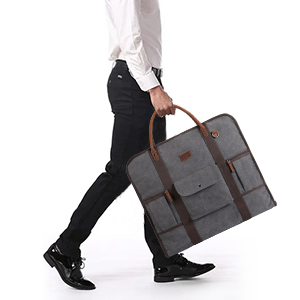 Business Garment Bag Cover For Suits Dresses Clothing Foldable Pockets, Carry On Garment Bag, Moving Bags