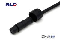 2 conector de cable hembra-varón de extensión del conector de cable de la prenda impermeable del PIN del PIN 3