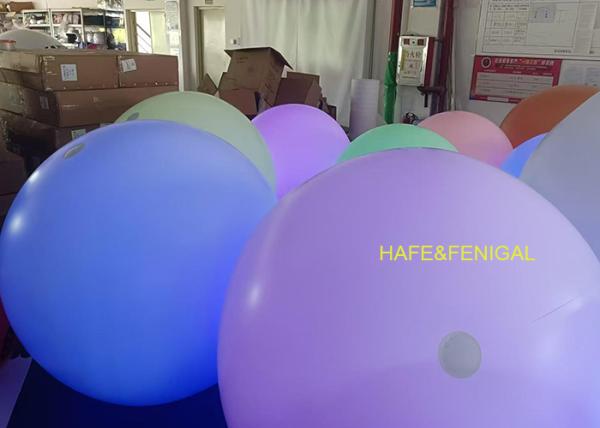 4ft Tap To Change Color LED RGB Interactive Balloon Light For Throwing At Auditoriums
