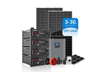 Sistema de montagem de telhado plano de painéis solares ODM 48v 100ah 200ah 300ah