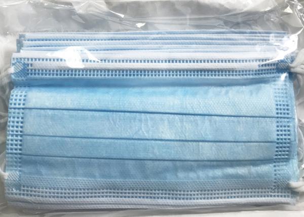Hospital Medical Surgical Face Mask / Non - Woven Activated Carbon Dust Face Mask