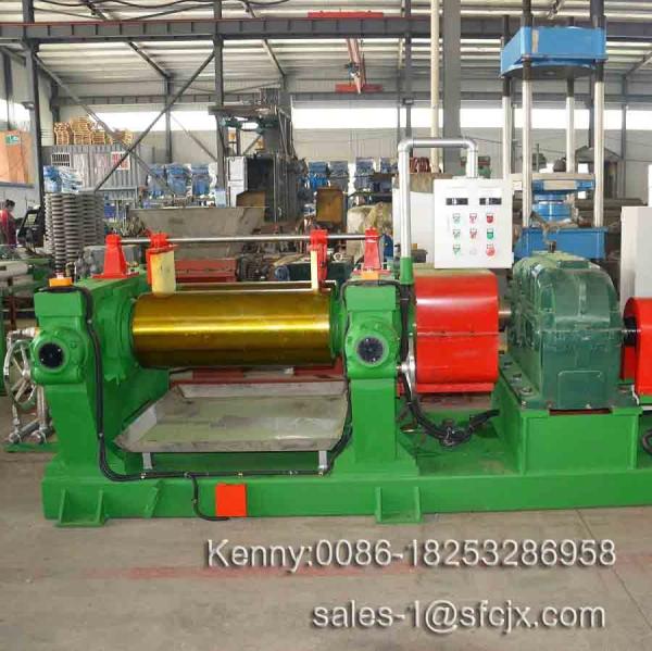 16 polegadas 45kw abrem o moinho de mistura de borracha XK-400 de dois rolos