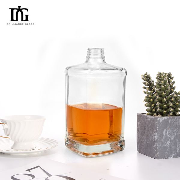500ml Mountain Shape Glass Spray Color Liquor Vodka Gin Whisky Tequila Rum Spirit Bottle