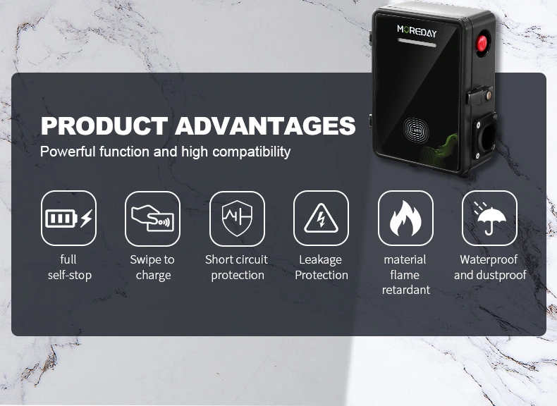 Заряжатель 220V 7kw балансирования загрузки умный EV дома TUV Ocpp 1,6 WiFi CE 3Phase режима 2