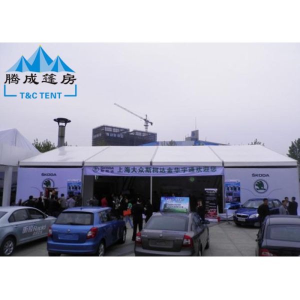 Outdoor Inflatable Roof Cover Trade Show Tents Flexible Poles For All Weather