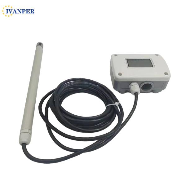 Versatile Duct Mount Humidity Sensor with 4 20mA / 0 10V Output Measure Range 0-30m/s