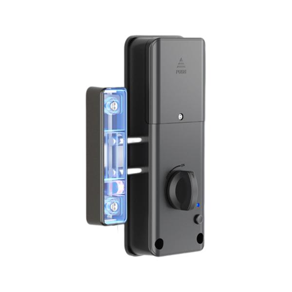 Customized Touchpad Invisible Smart Wifi Keyless Door Lock Punch Free 60mm