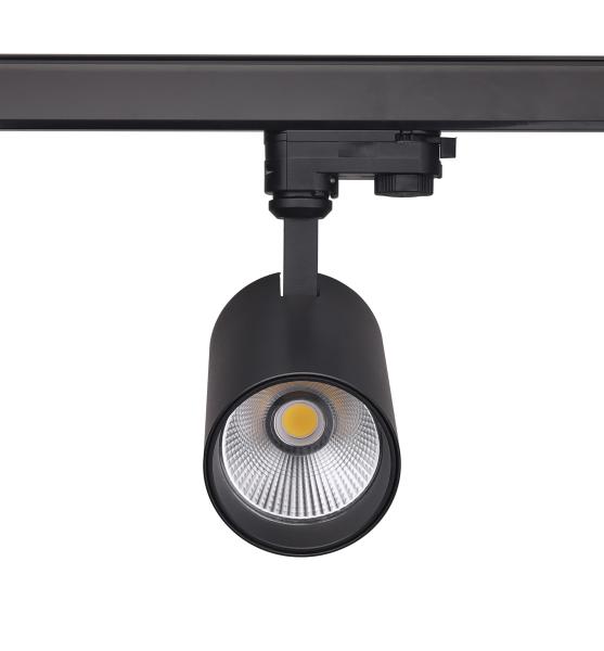 powergear track fitting 15W white black color led track spotlight  3circuit Aluminum cups material 2700K led track light