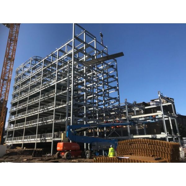 Hot Dip Galvanizing Coating Steel Structure Office Framework Metal Frame Building Quick Build
