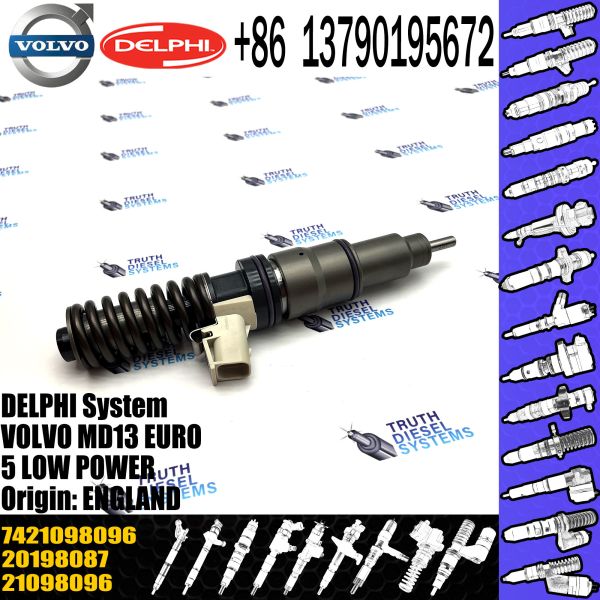 Diesel Fuel Injector 21098096 7421098096 7421340616 20198087 85003268 E3.18 for VOL MD13 EURO 5 LOW POWER