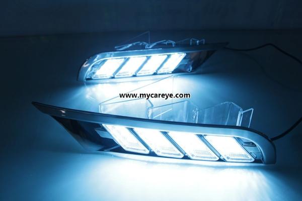 Nissan Kicks Car LED DRL daytime running lights driving daylight